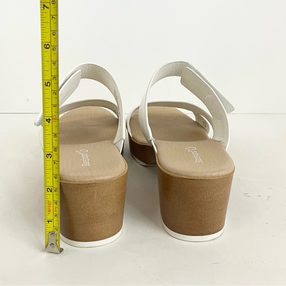 BARETRAPS GIGI White Block Heel Open Toe Adjustable Strap Sandals Women’s Size 9 - Picture 11 of 15